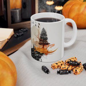 Modern Design Ceramic Coffee Mug - Enjoy Your Favorite Beverages 11 oz